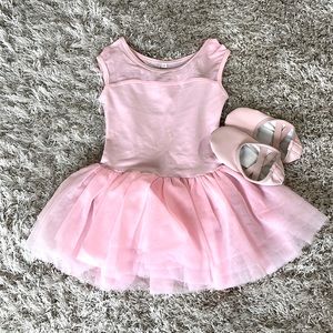 Toddler ballet leotard/tutu and ballet slippers